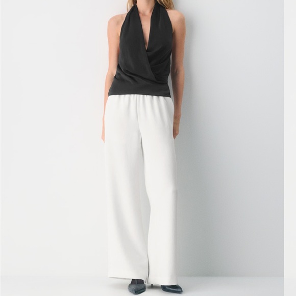 Aritzia Wilfred The Lodge Pant Crepette Light Birch - Picture 5 of 11